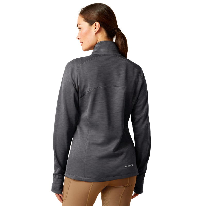 Ariat Women's Tek Team 1/2 Zip Sweatshirt - Ebony-1